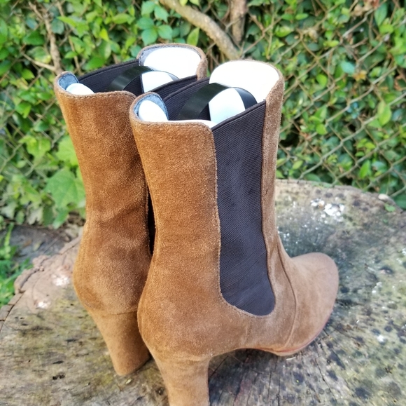 Vintage Chelsea Stretch Gore Chunky Platform Boots - Picture 8 of 10